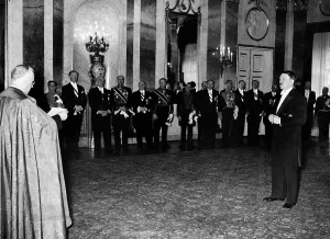 Papal: New year reception at Adolf Hitler, 1937
