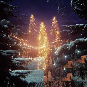 Krai: New Year Tree in Barnaul, 1987