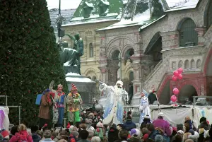 Maiden: New Year's celebration in Vasilievsky Spusk Square