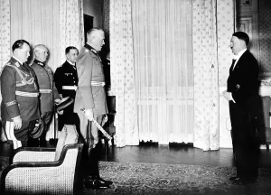 Representing: New Year's reception in Berlin, 1938