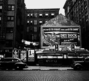 Strassenszene: New York in the 1940th