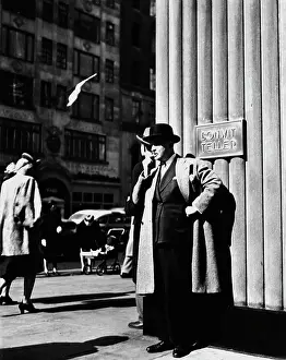 Schild: New York in the 1940th