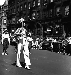Strassenszene: New York in the 1940th