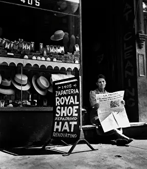 Schild: New York in the 1940th