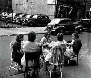 Strassenszene: New York in the 1940th