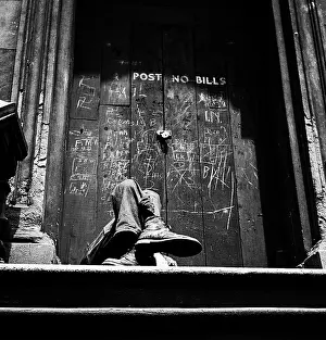 Strassenszene: New York in the 1940th