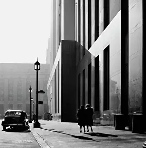Strassenszene: New York in the 1940th
