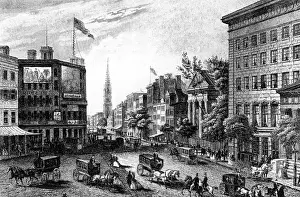 Crossroad: New York City around 1850