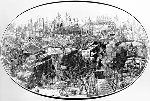 Dockworkers: New York Harbor around 1880