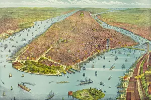 C1879: New York. from the harbor