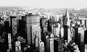 Birdseye: New York skyline