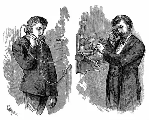 Edison: New York telephone subscriber making call through