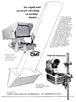 Newall: Newall OMT Projection Pantometer 1954