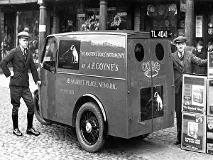 Gramaphone: Newark Delivery Van probably 1920s