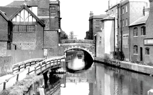 Kennet: Newbury, Town Bridge over River Kennet c1955
