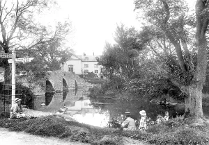 Newby: Newby Bridge, the Bridge 1914