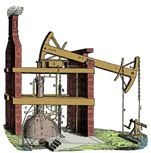 Newcomen: Newcomen Steam Engine, 18th Century