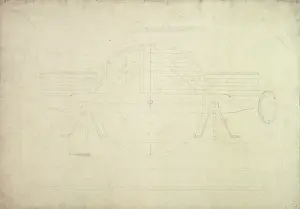 Newcomen: Newcomen's engine, unidentified drawing