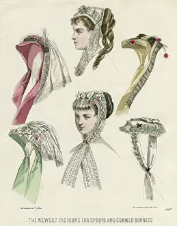 Headdresses: Newest Bonnets for 1868