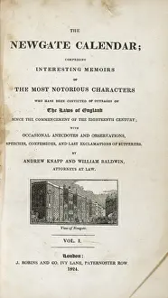 Newgate: NEWGATE CALENDAR 1824