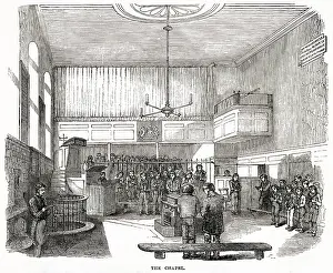 Newgate: Newgate Prison - Chapel 1850