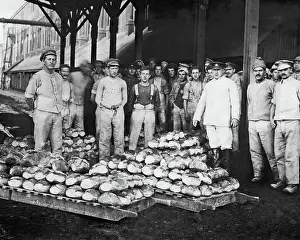 Loaves: Newly baked bread for the Western Front, WW1