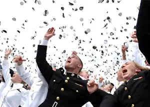 Academies: Newly commissioned Navy ensigns and Marine ?