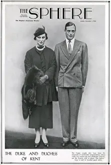 Newlywed: Newly married Duke and Duchess of Kent