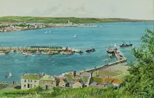 Newlyn Harbour and Penzance, Cornwall