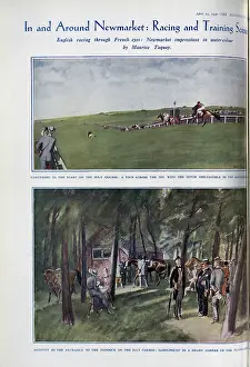 Watercolours: Newmarket Scenes