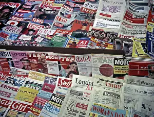 Gazette: News stand in Central London