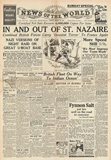 Yelets: News of the World British Commando Raid Docks at St.Nazaire