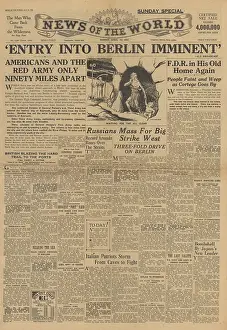 Tolbukhin: News Of The World front page Battle for Berlin