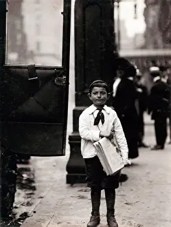 Dominick: Newsboy, from original caption: Dominick ?