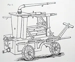Diagram: Newsham's fire engine