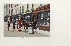 Paperboys: Newspaper boys, London