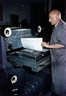 Embossing: Newspaper production