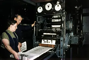 Frankenpost: Newspaper production