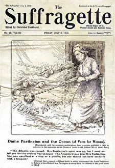 Partington: NEWSPAPER/SUFFRAGETTE
