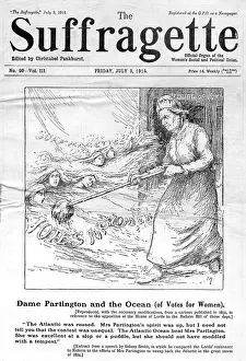 Partington: NEWSPAPER/SUFFRAGETTE