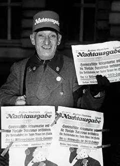 Related: Newspaper vendor in Berlin, 1936