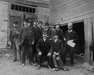 Non Fiction: Newspapermen in Johnstown, Pennsylvania, reporting