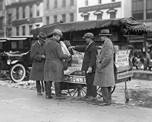Newsstand: Newsstand - Vendor - Occupations - Man