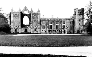 Newstead: Newstead Abbey, from the West 1890