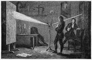 Isaac: Newton - Decomposes Light