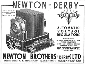 Regulators: Newton-Derby Generators Voltage Regulators