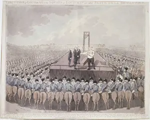 Guillotine: Newton. Execution of the King