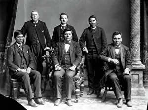 Perce: Nez Perce delegates with Benjamin Beveridge ?