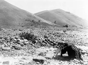 Nez Perce sweat-lodge. Edward S. Curtis ?