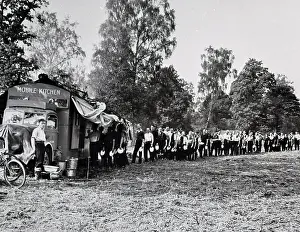 Northwood: NFS firefighters at a training camp, WW2